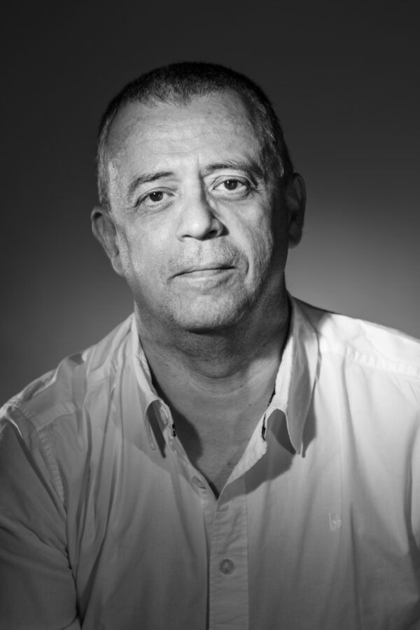 portrait noir et blanc Bruno courtet écrivain