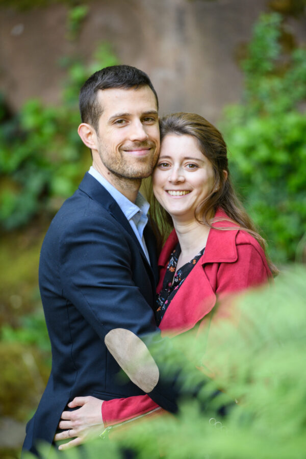 portrait couple dans la nature