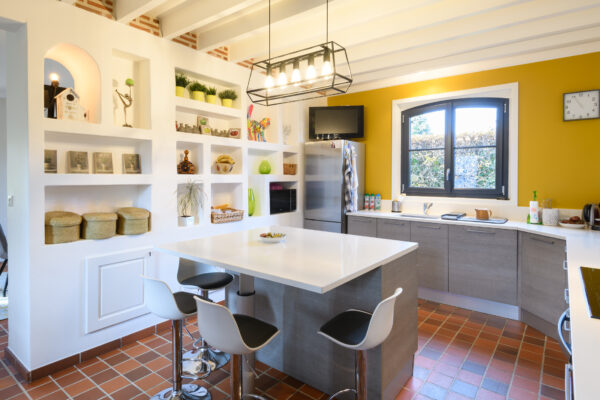 BJ Aménagements mise en valeur de la peinture d'une pièce