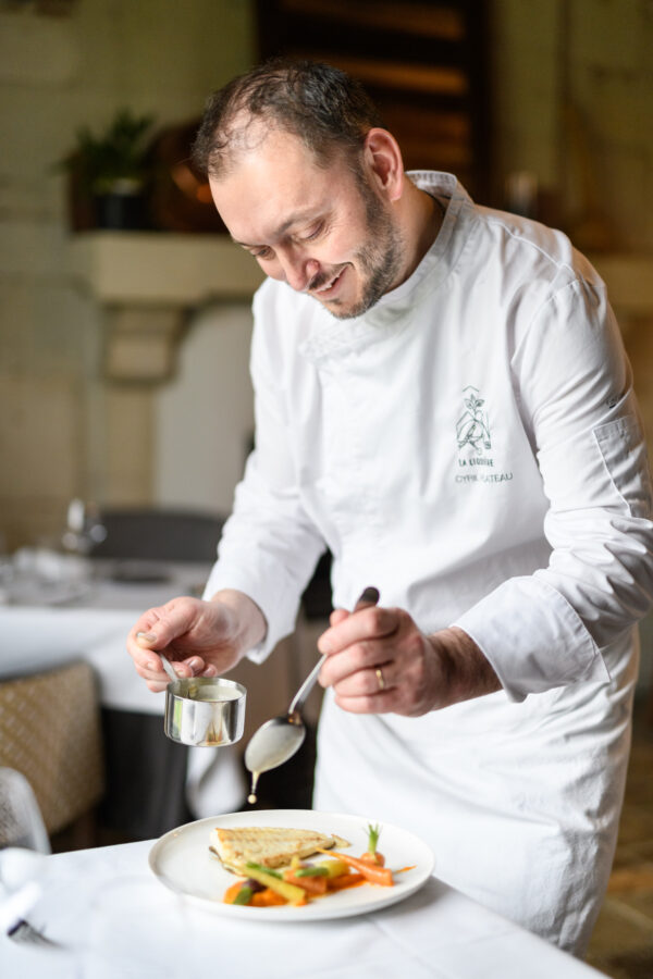 Cyril Plateau chef du restaurant La Liodière joué-les-tours