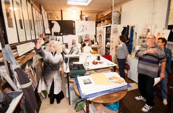 Portes ouvertes ateliers d'artistes Michèle Vinzant a Orléans