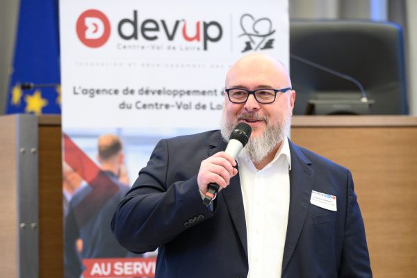 christophe guinebault lors du manifestation scale'up dev'up centre-val de loire